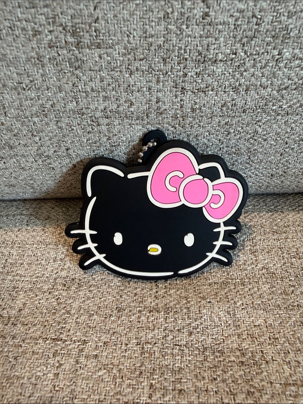 Forever 21 x Hello Kitty Keychain-Black Kitten w/ pink bow-